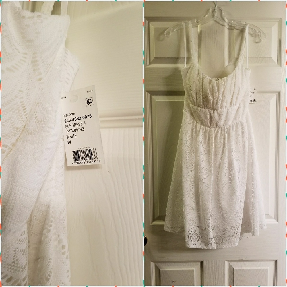 White Lace Sun Dress